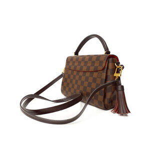 Louis Vuitton Shoulder Brown Bag Ebene Croisette Damier